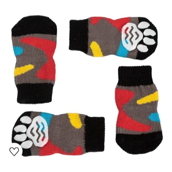 Anti-Slip Knit Dog Socks&Cat Socks Suitable for Small&Medium&Large Dogs&Cats - Picture 1 of 4